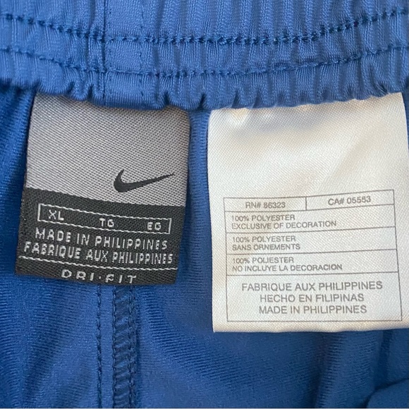 Vintage Y2K Nike Men’s X-Large Blue Snap Tear Away Basketball Sweatpants VTG - Picture 5 of 6